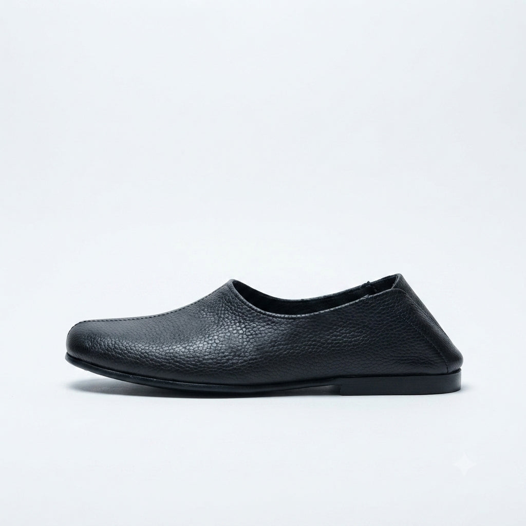 Collapsible Leather Mules (Pre-Order)