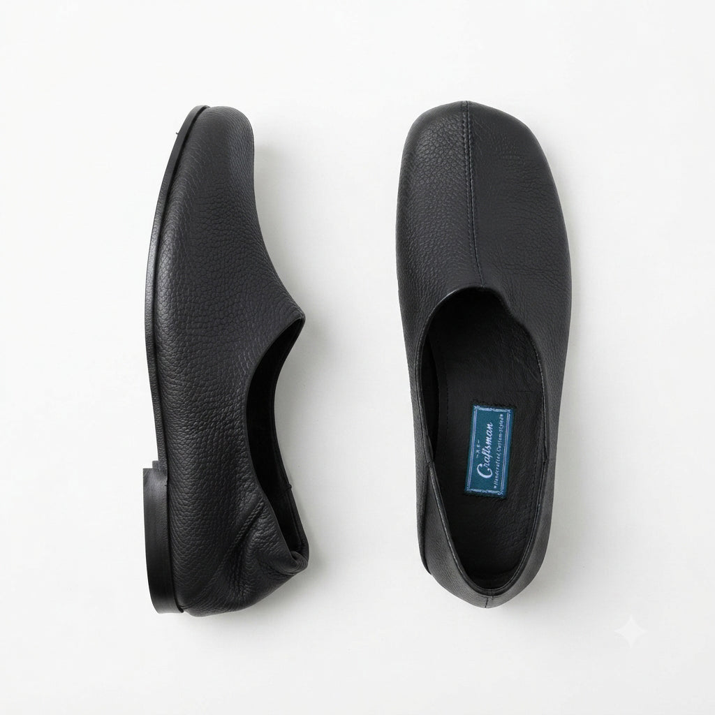Collapsible Leather Mules (Pre-Order)
