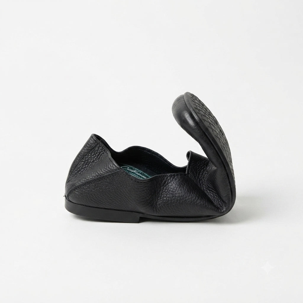 Collapsible Leather Mules (Pre-Order)