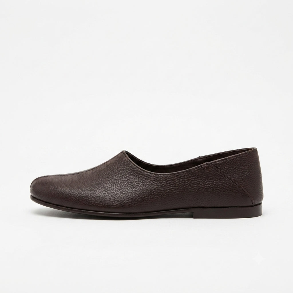 Collapsible Leather Mules (Pre-Order)