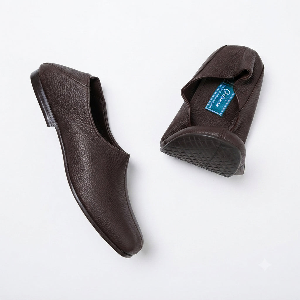Collapsible Leather Mules (Pre-Order)