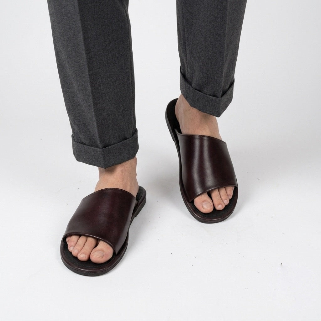 Leather Slides