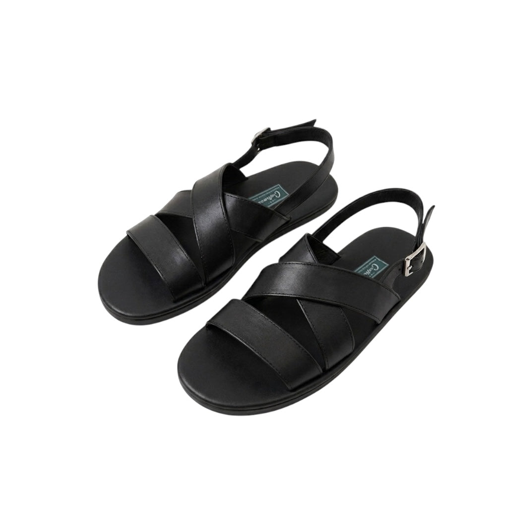 Cross-Strap Sandals
