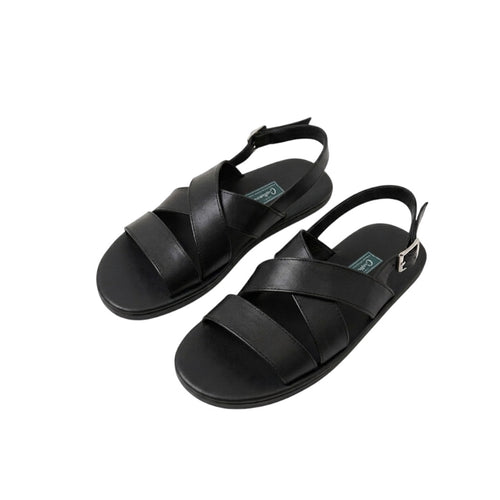 Cross-Strap Sandals
